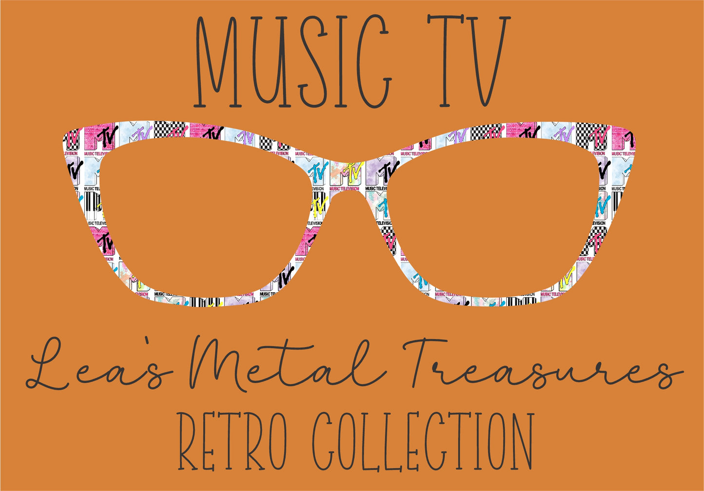 MUSIC TV Eyewear Frame Toppers COMES WITH MAGNETS