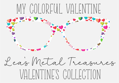MY COLORFUL VALENTINE Eyewear Frame Toppers COMES WITH MAGNETS