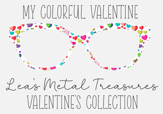 MY COLORFUL VALENTINE Eyewear Frame Toppers COMES WITH MAGNETS