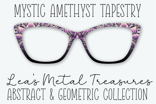 MYSTIC AMETHYST TAPESTRY Eyewear Frame Toppers • Subscription Box Semi Exclusive COMING APRIL 2026