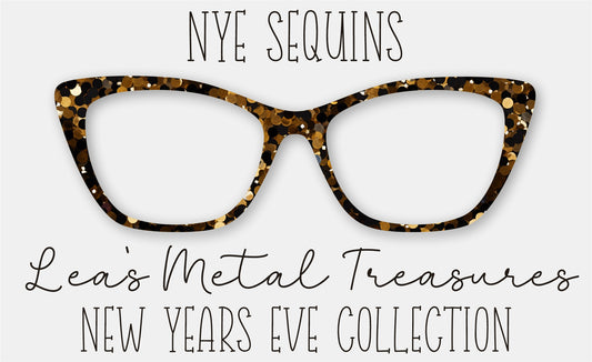 NYE Sequins Eyewear Frame Toppers COMES WITH MAGNETS