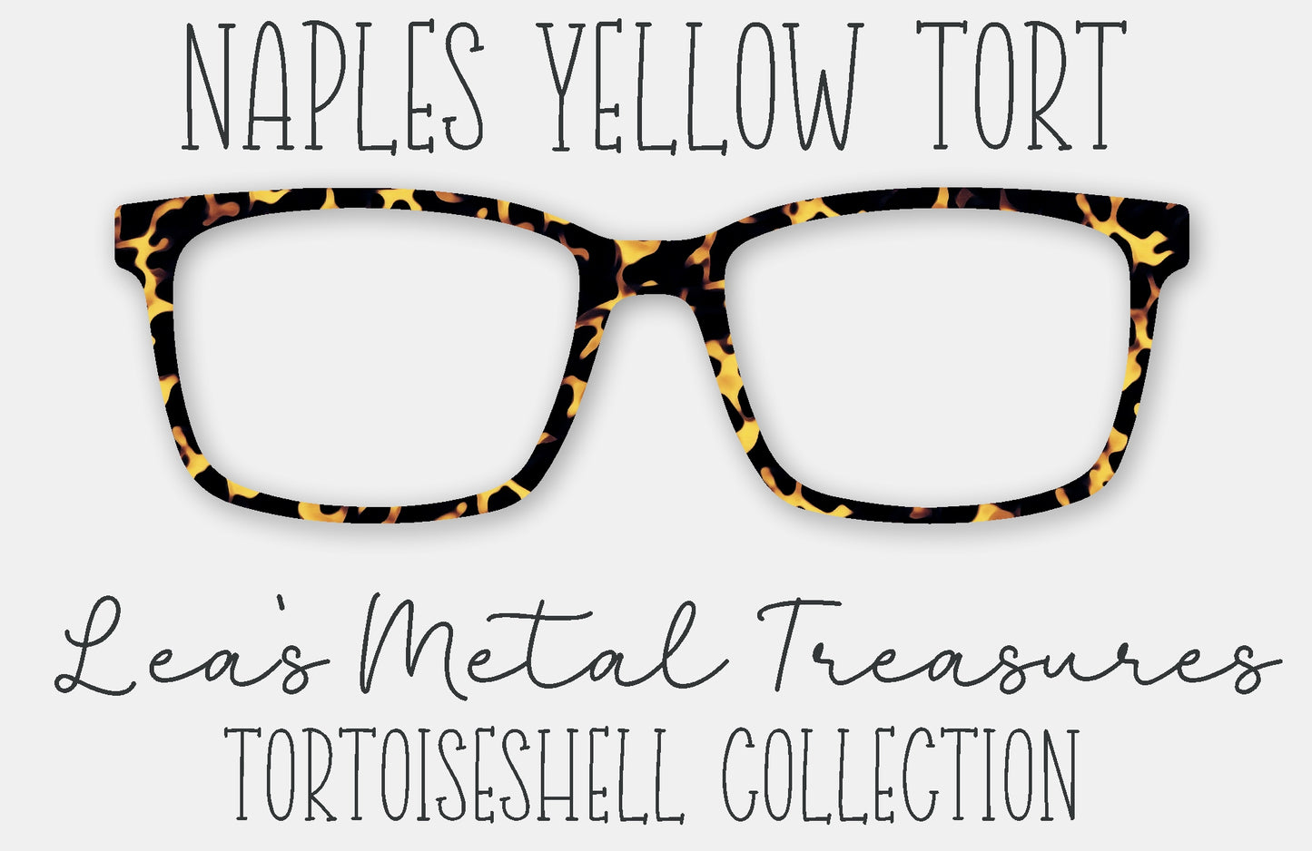 Naples Yellow Tort Eyewear Frame Toppers