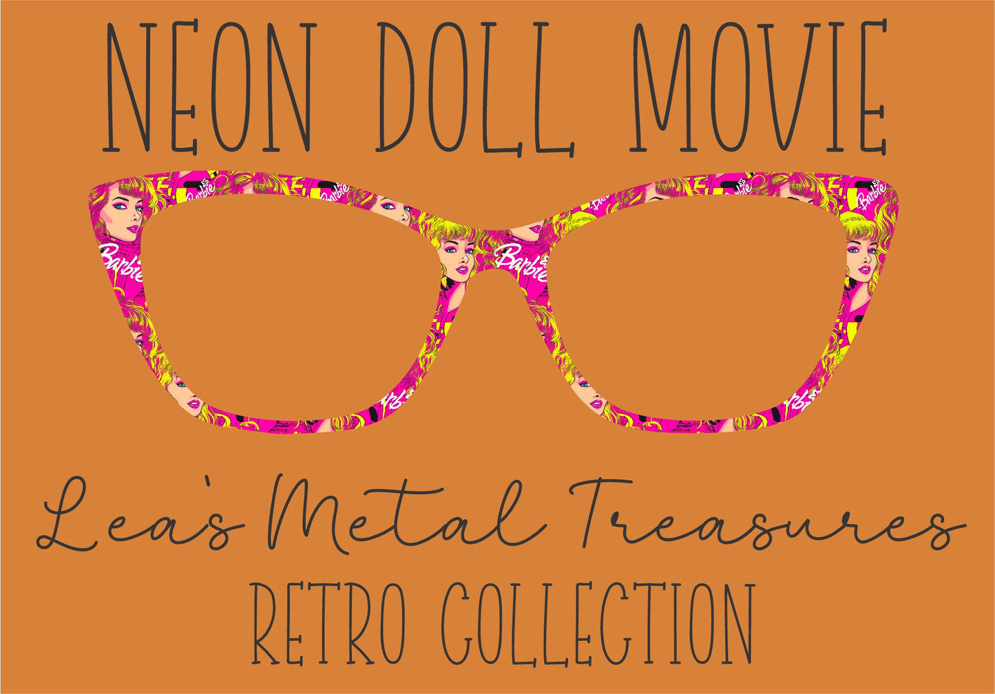 NEON DOLL MOVIE Eyewear Frame Toppers COMES WITH MAGNETS