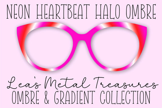 Neon Heartbeat Halo Ombre Eyewear Frame Toppers