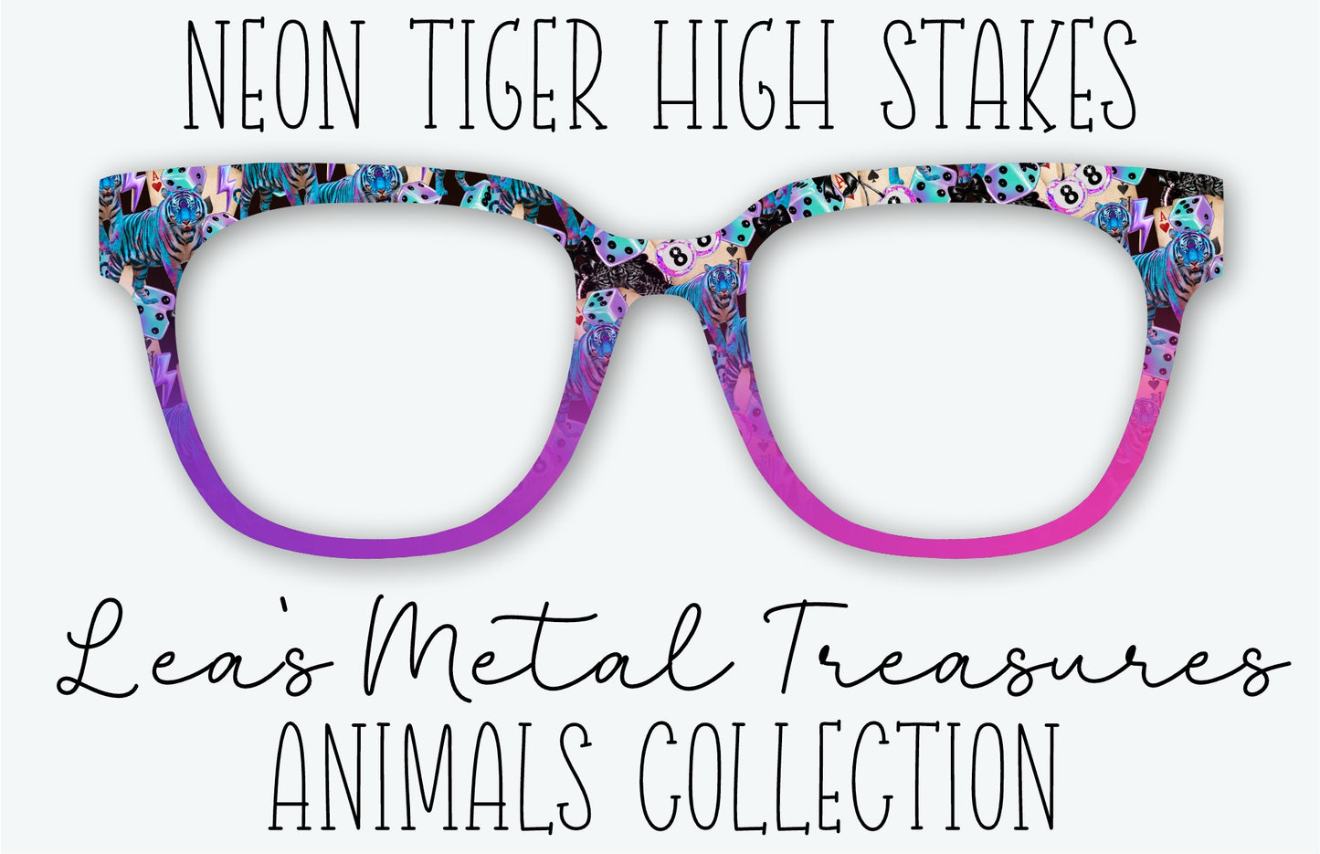 Neon Tiger High Stakes Eyewear Frame Toppers
