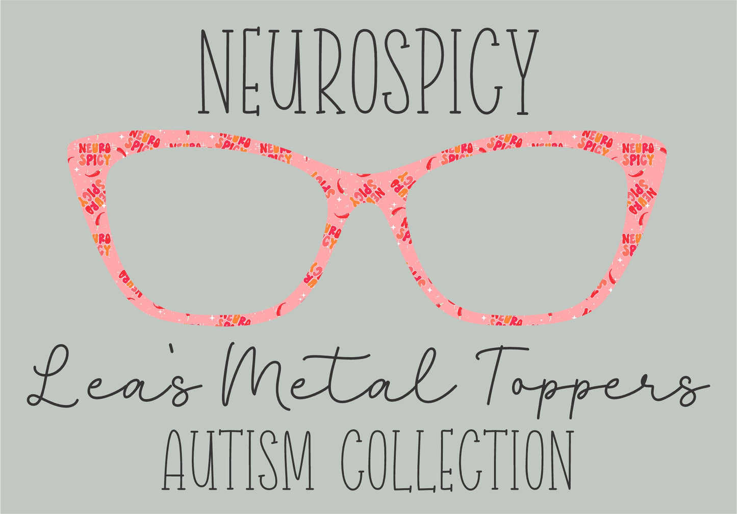 NEUROSPICY Eyewear Frame Toppers COMES WITH MAGNETS