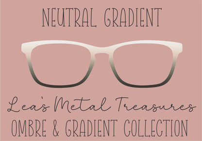 Neutral Gradient Eyewear Frame Toppers COMES WITH MAGNETS