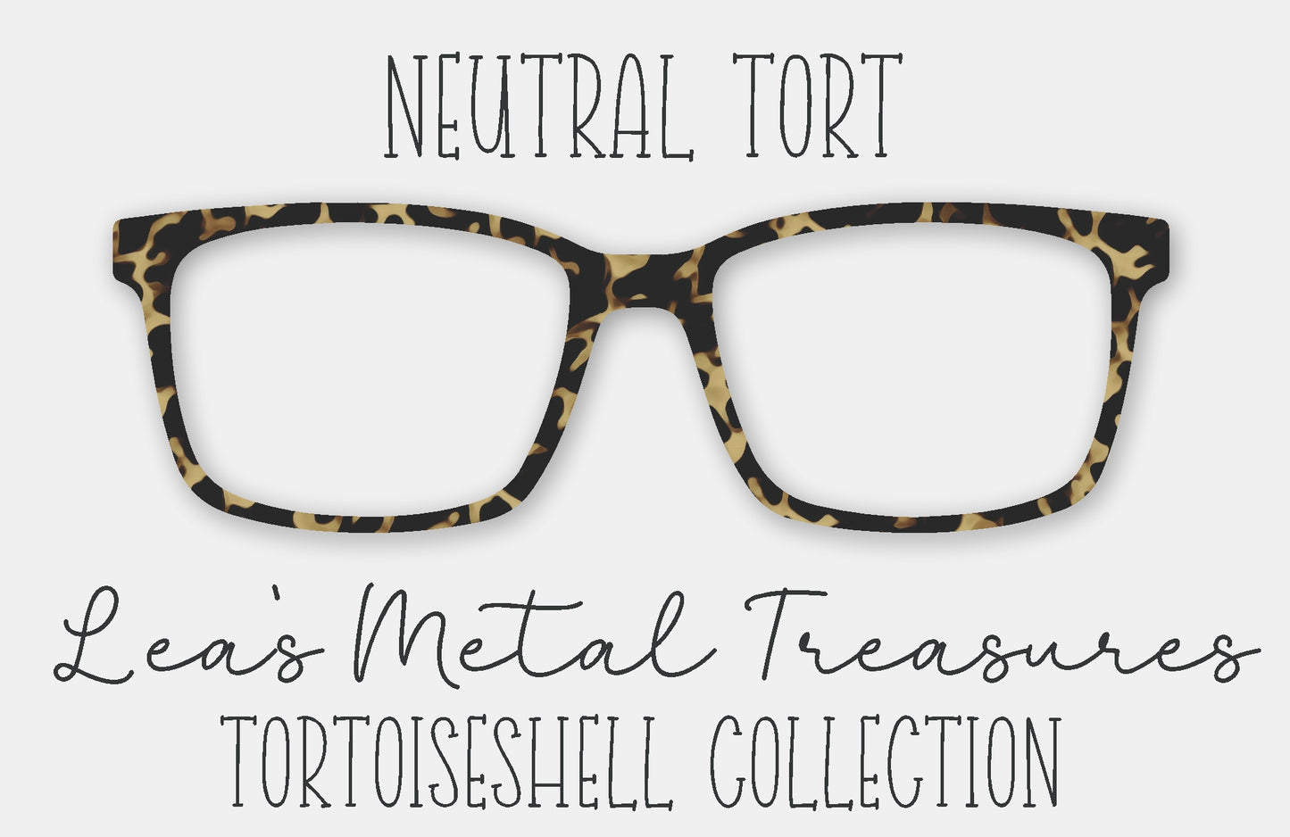 Neutral Tort Eyewear Frame Toppers