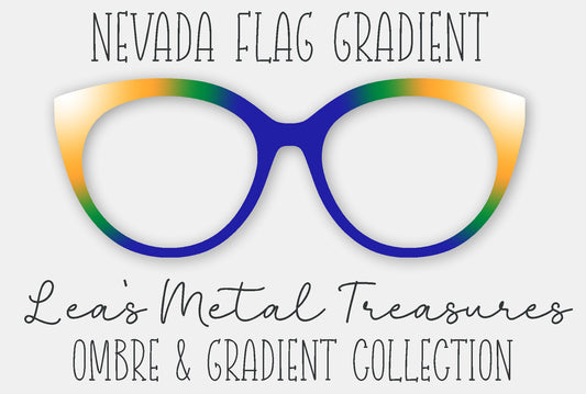 Nevada Flag Gradient Eyewear Frame Toppers