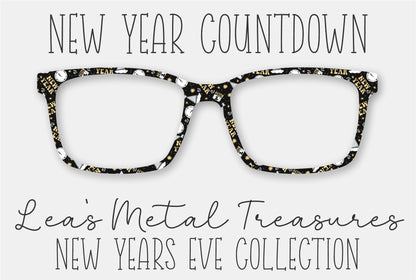 NEW YEAR COUNTDOWN Eyewear Frame Toppers COMES WITH MAGNETS