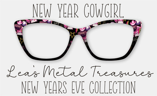 New Year Cowgirl Eyewear Frame Toppers COMES WITH MAGNETS