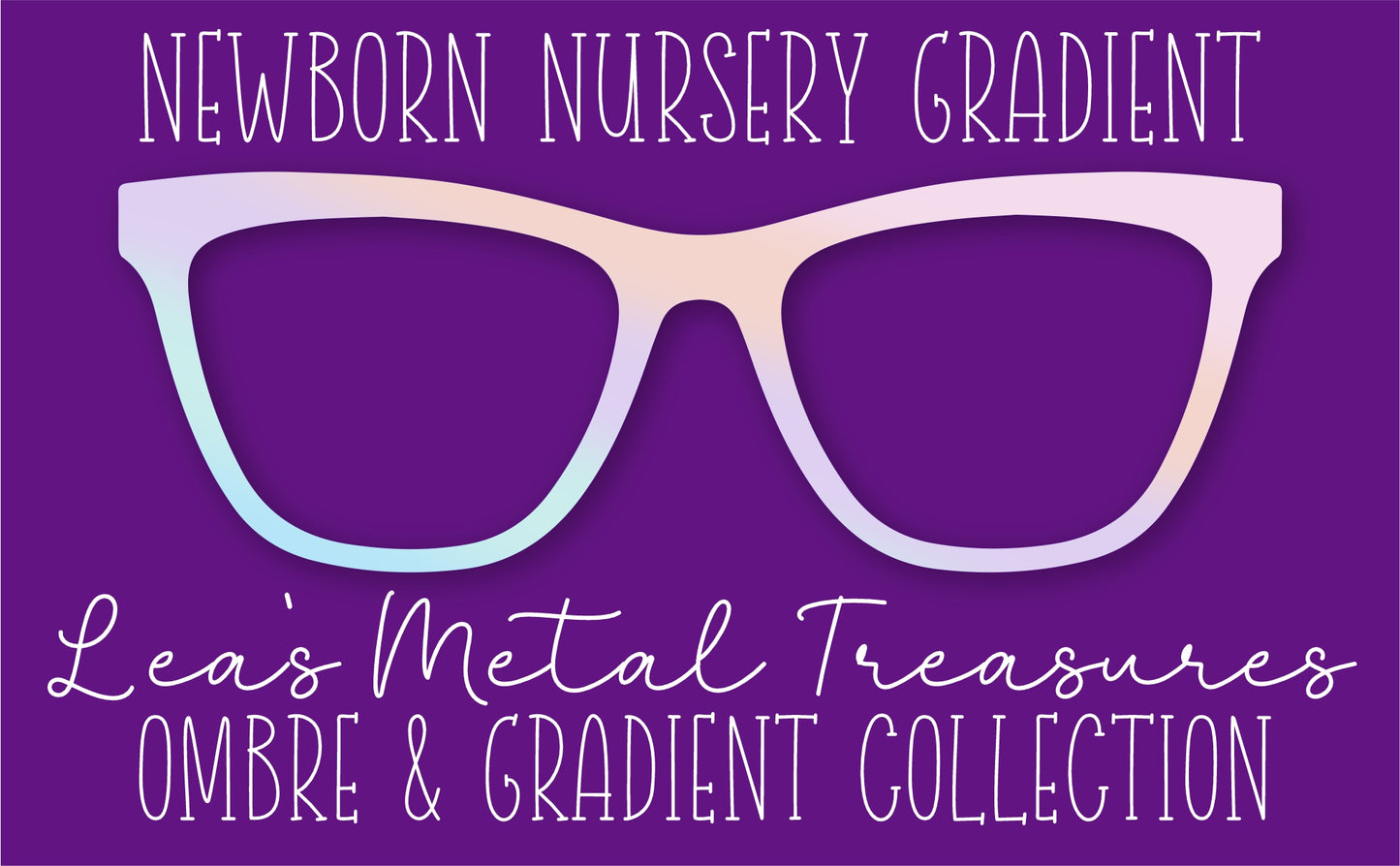 Newborn Nursery Gradient Eyewear Frame Toppers