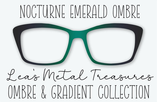 Nocturne Emerald Ombre Eyewear Frame Toppers