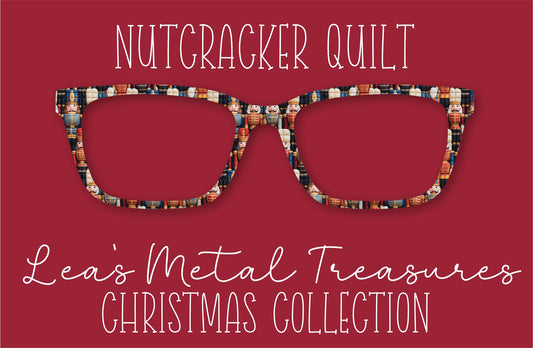 Nutcracker Quilt Eyewear Frame Toppers COMES WITH MAGNETS