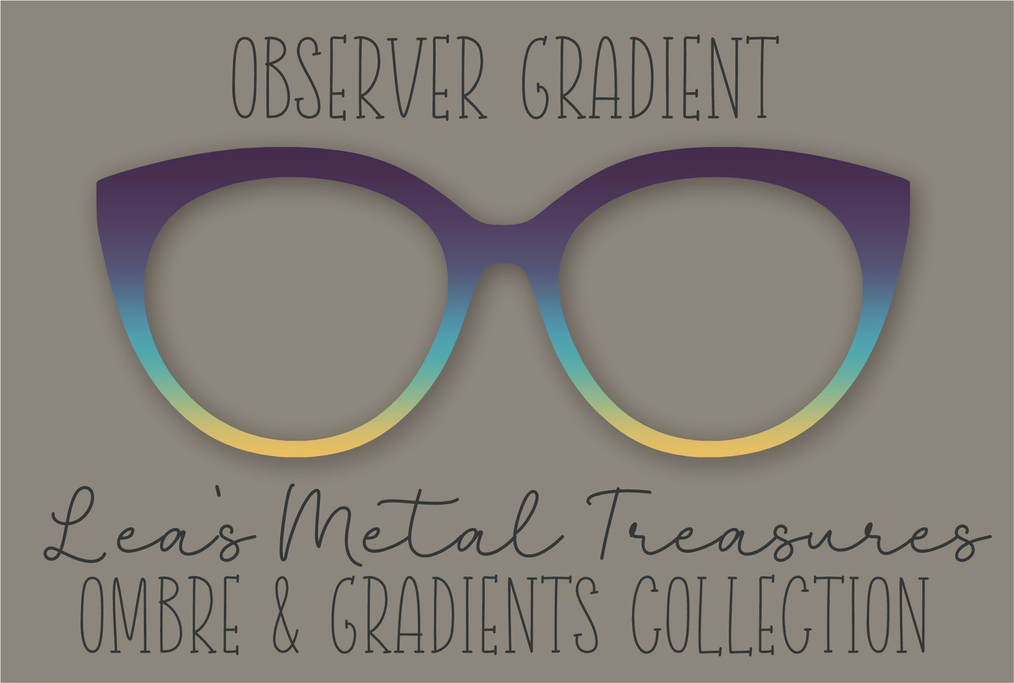 OBSERVER GRADIENT Eyewear Frame Toppers