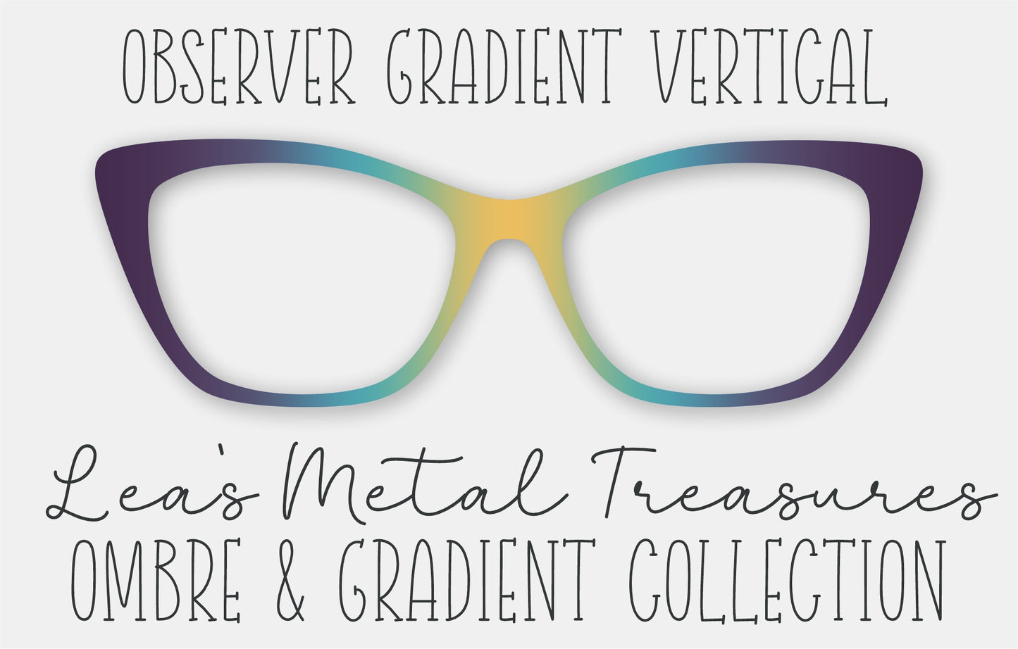 Observer Gradient Vertical • Magnetic Eyeglasses Toppers