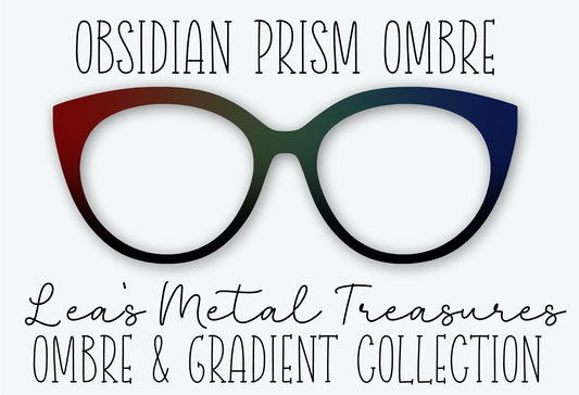 Obsidian Prisim Ombre Eyewear Frame Toppers