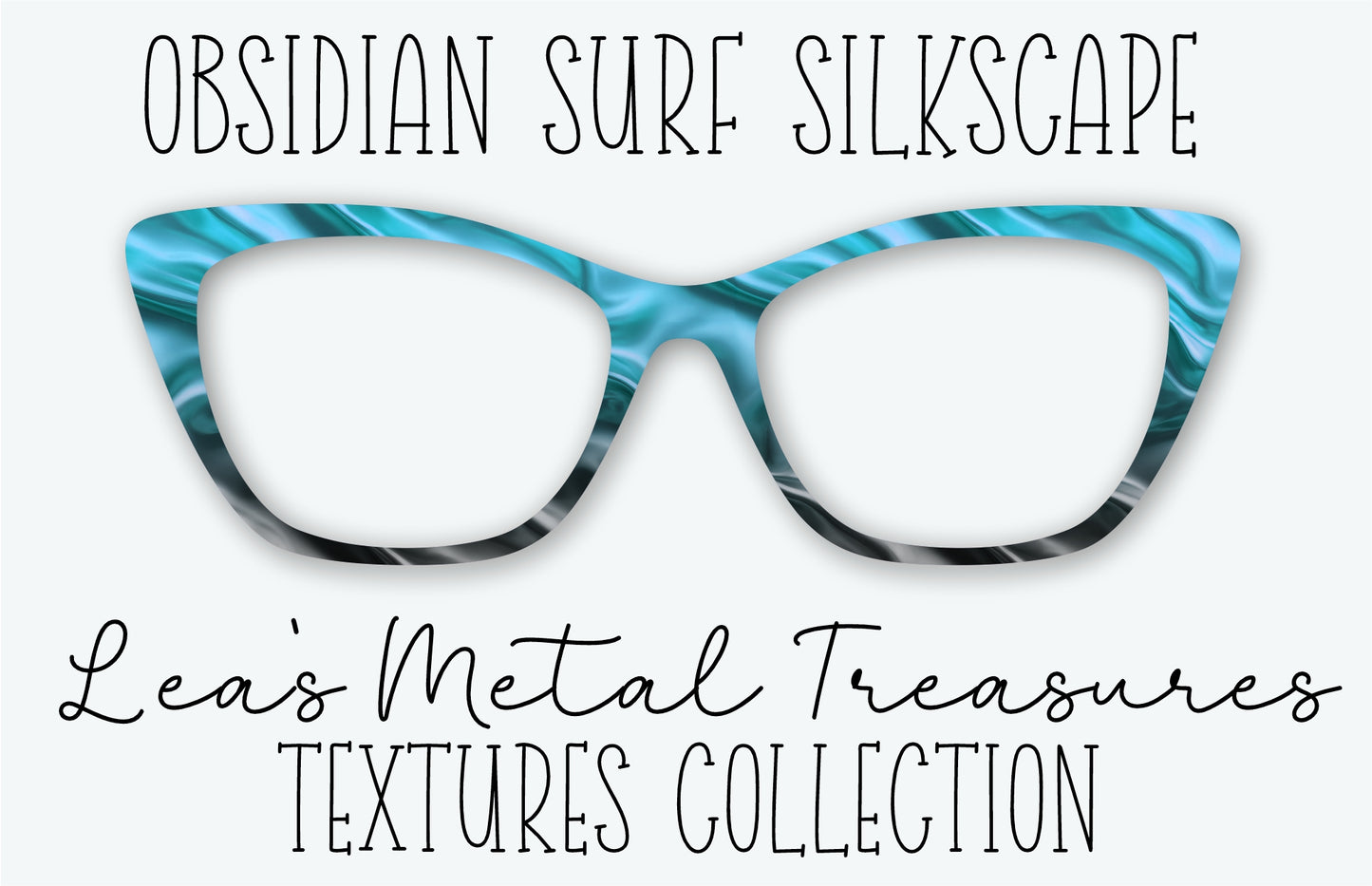 OBSIDIAN SURF SILKSCAPE Eyewear Frame Toppers