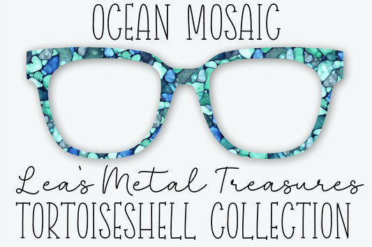 OCEAN MOSAIC Tort Inspired Eyewear Frame Toppers SEPTEMBER 2026 TOPPER OF THE MONTH