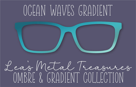 Ocean Waves Gradient Eyewear Frame Toppers