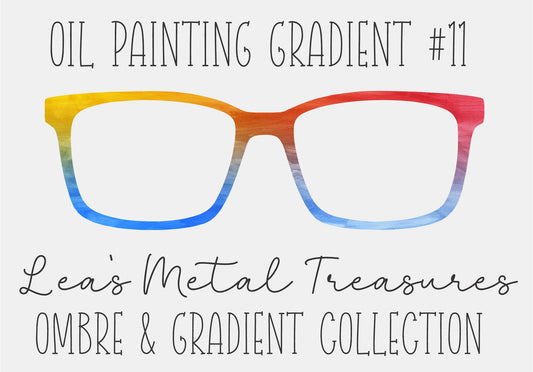 OIL PAINTING GRADIENT 11 Eyewear Frame Toppers COMES WITH MAGNETS