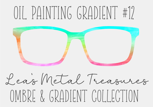 OIL PAINTING GRADIENT 12  Eyewear Frame Toppers COMES WITH MAGNETS