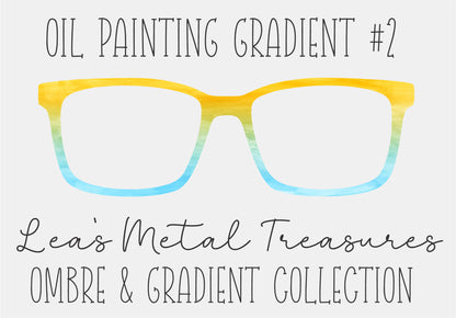 OIL PAINTING GRADIENT 2  Eyewear Frame Toppers COMES WITH MAGNETS