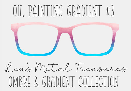 OIL PAINTING GRADIENT 3 Eyewear Frame Toppers COMES WITH MAGNETS