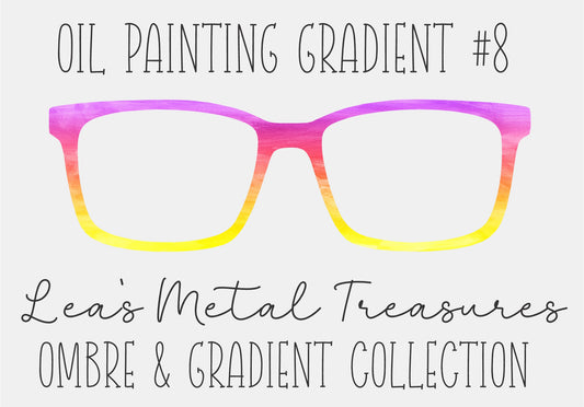 OIL PAINTING GRADIENT 8 Eyewear Frame Toppers COMES WITH MAGNETS
