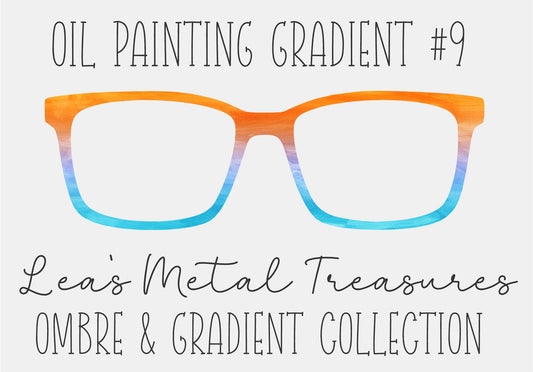 OIL PAINTING GRADIENT 9 Eyewear Frame Toppers COMES WITH MAGNETS