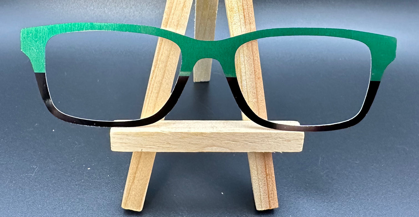 READY TO SHIP CLEARANCE Olive #5 Eyewear Frame Toppers Comes with Magnets