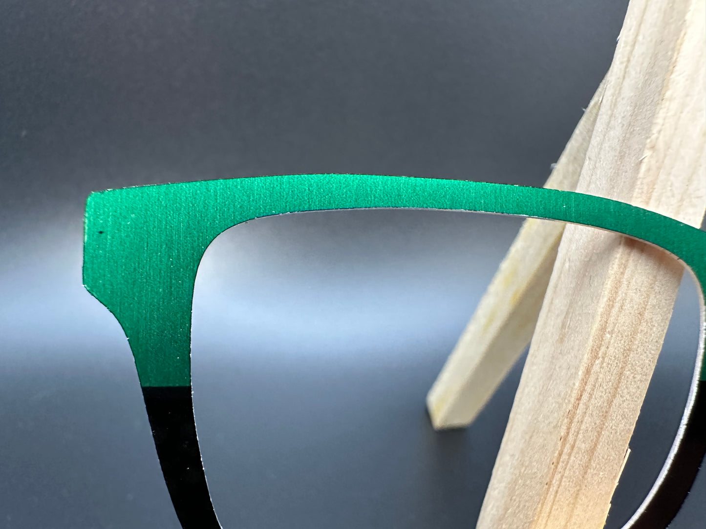 READY TO SHIP CLEARANCE Olive #5 Eyewear Frame Toppers Comes with Magnets