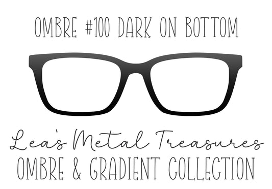 OMBRE 100 DARK ON BOTTOM Eyewear Toppers COMES WITH MAGNETS