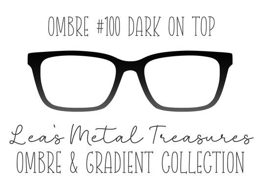 OMBRE 100 DARK ON TOP Eyewear Toppers COMES WITH MAGNETS