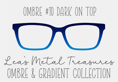 OMBRE 10 DARK ON TOP Eyewear Toppers COMES WITH MAGNETS