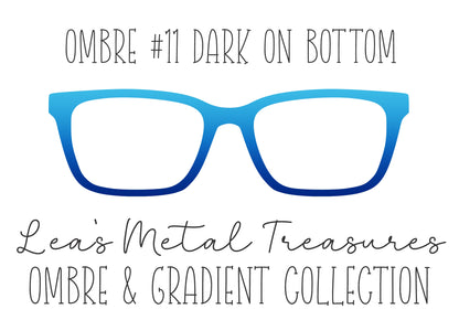 OMBRE 11 DARK ON BOTTOM Eyewear Toppers COMES WITH MAGNETS