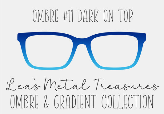 OMBRE 11 DARK ON TOP Eyewear Toppers COMES WITH MAGNETS