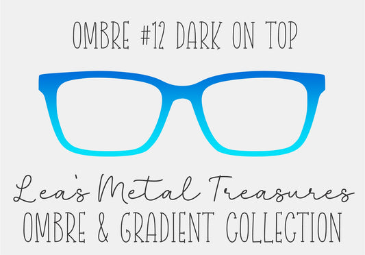 OMBRE 12 DARK ON TOP Eyewear Toppers COMES WITH MAGNETS