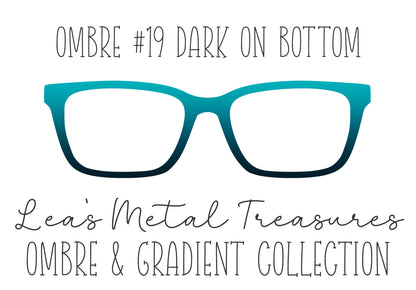 OMBRE 19 DARK ON BOTTOM Eyewear Toppers COMES WITH MAGNETS