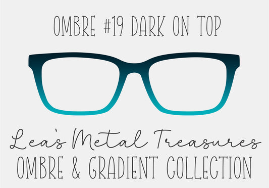 OMBRE 19 DARK ON TOP Eyewear Toppers COMES WITH MAGNETS