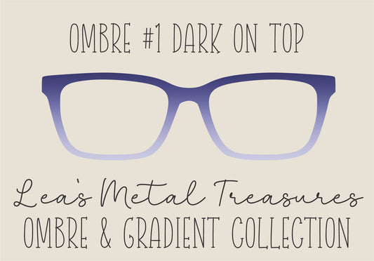 OMBRE 1 DARK ON TOP Eyewear Toppers COMES WITH MAGNETS