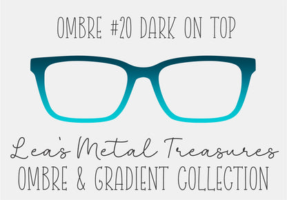 OMBRE 20 DARK ON TOP Eyewear Toppers COMES WITH MAGNETS
