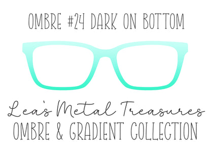 OMBRE 24 DARK ON BOTTOM Eyewear Toppers COMES WITH MAGNETS