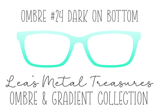 OMBRE 24 DARK ON BOTTOM Eyewear Toppers COMES WITH MAGNETS