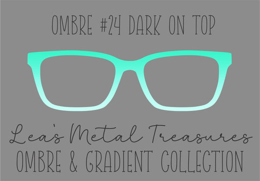 OMBRE 24 DARK ON TOP Eyewear Toppers COMES WITH MAGNETS