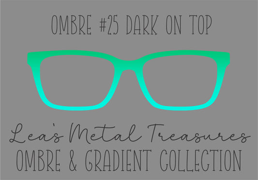 OMBRE 25 DARK ON TOP Eyewear Toppers COMES WITH MAGNETS