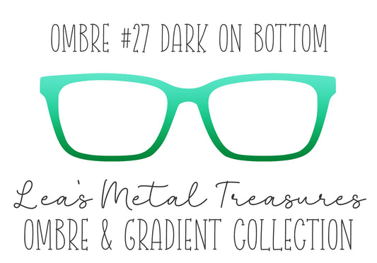 OMBRE 27 DARK ON BOTTOM Eyewear Toppers COMES WITH MAGNETS