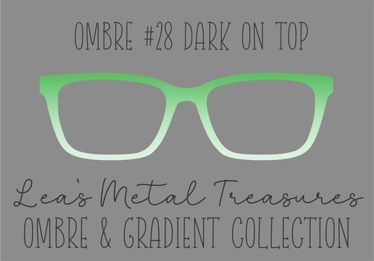 OMBRE 28 DARK ON TOP Eyewear Toppers COMES WITH MAGNETS