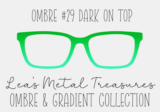 OMBRE 29 DARK ON TOP Eyewear Toppers COMES WITH MAGNETS