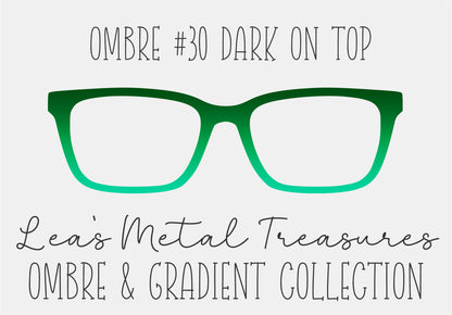 OMBRE 30 DARK ON TOP Eyewear Toppers COMES WITH MAGNETS
